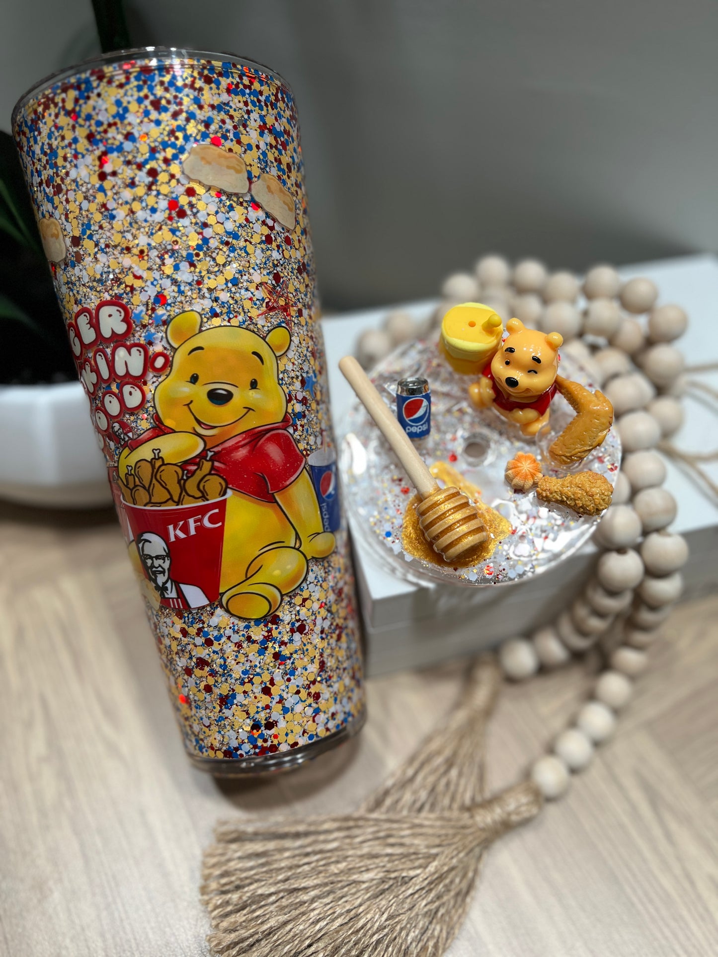 KFC Pooh Bear Fully Loaded Lid (MTO)