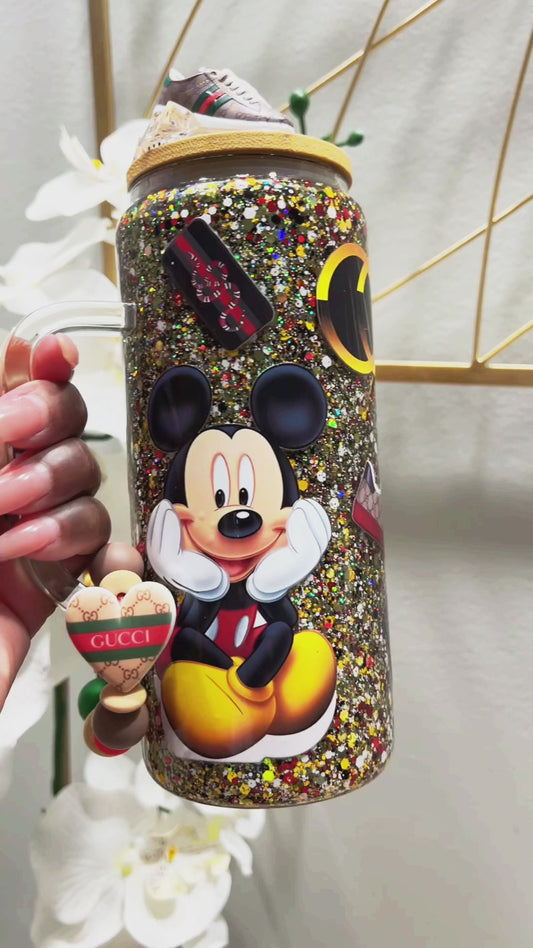 GG Mickey w/Sneaker & Cup Bracelet (made to order)